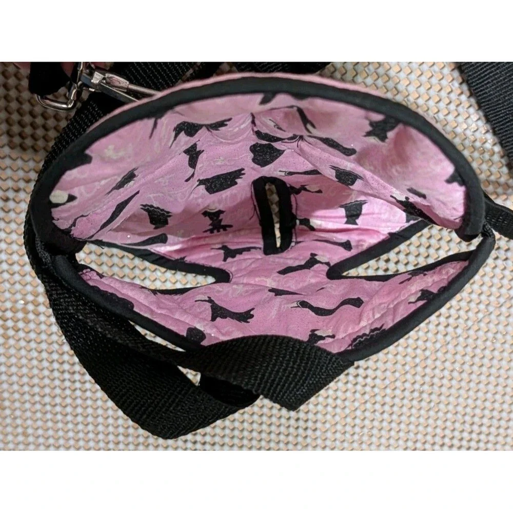 Pink Dress Dog Pet Cat Carrier Backpack Adjustable Front Legs Out Travel Bag